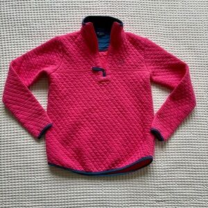Prodoh Quilted 1/4 Zip Pullover Pink Outdoor Sweatshirt Women’s Small